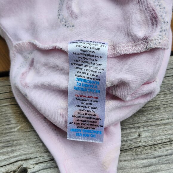 CUTE PEKKLE Kids Rainbow Fleece Top Matching Onesie Size 6 Months PINK - Picture 3 of 8